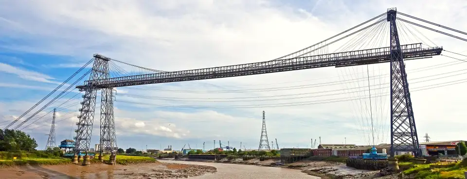 Newport Transporter Bridge over the River Usk